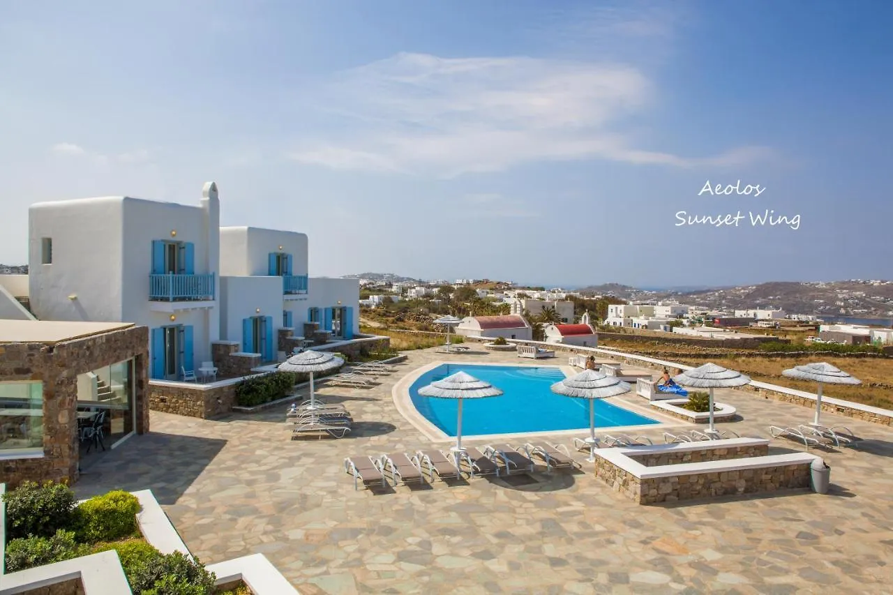 Отель Aeolos Resort Mykonos Town